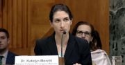 Dr. Moretti, a doctor with Brown Emergency Medicine, testifies before the U.S. Senate.