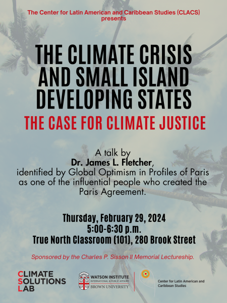 James L. Fletcher The Climate Crisis and Small Island Developing States