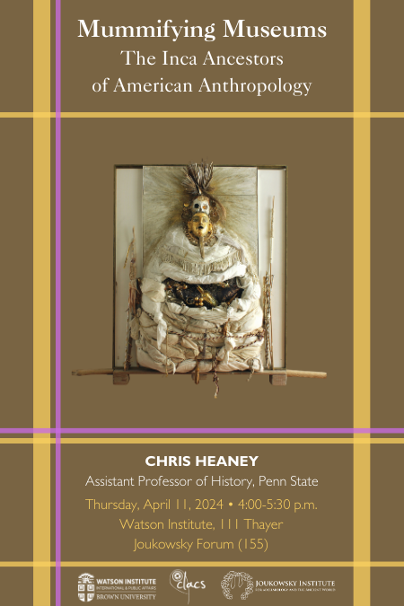 Chris Heaney Mummifying Museums poster