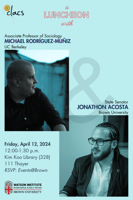 Michael Rodriguez-Muniz Jonathon Acosta luncheon poster