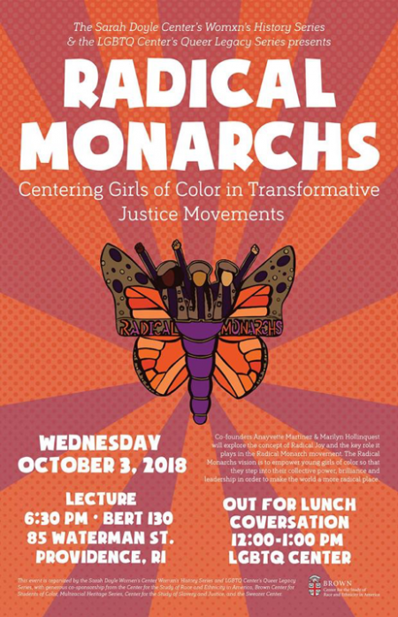 Radical Monarchs Public Lecture Poster