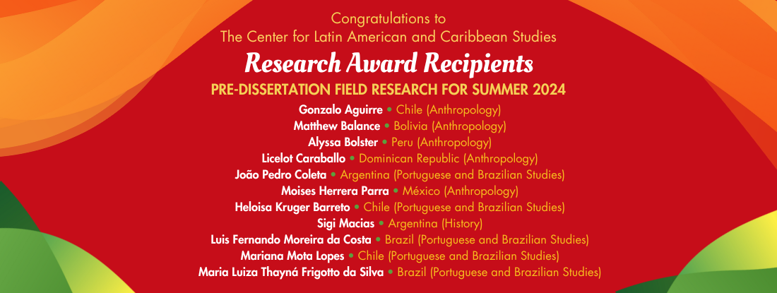 Research Award Recipients 2024