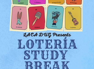 Lotería study break poster