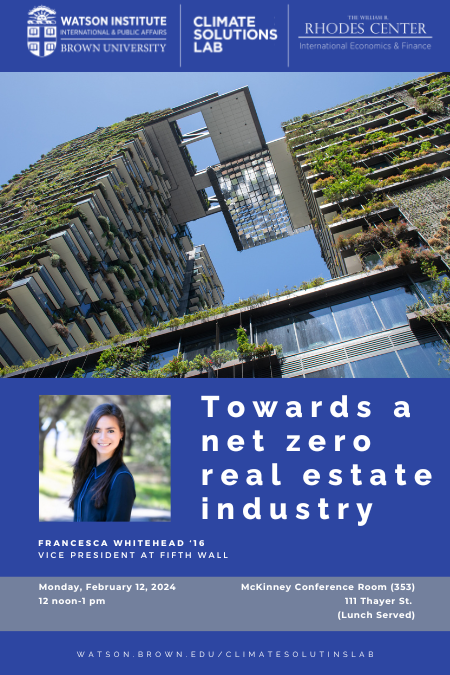 Towards a net zero real estate industry