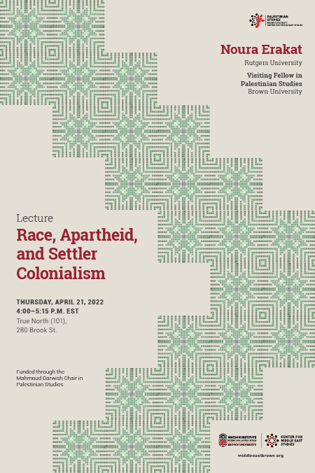 Race, Apartheid, and Settler Colonialism Poster