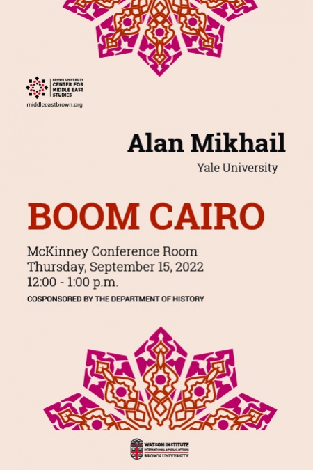 Alan Mikhail Event Poster