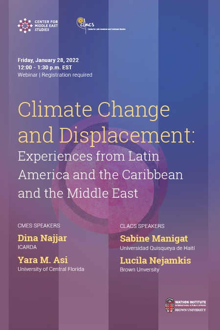 Climate Change and Displacement Poster