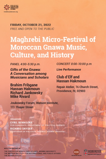Gnawa Music festival event poster 