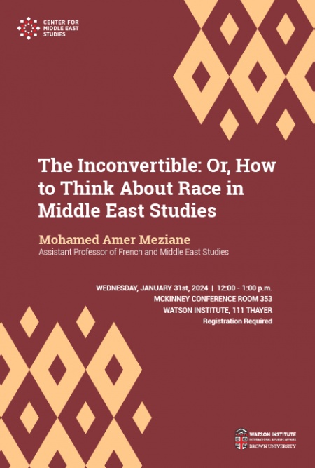 Meziane The Inconvertible Or How to Talk About Race in Middle East Studies