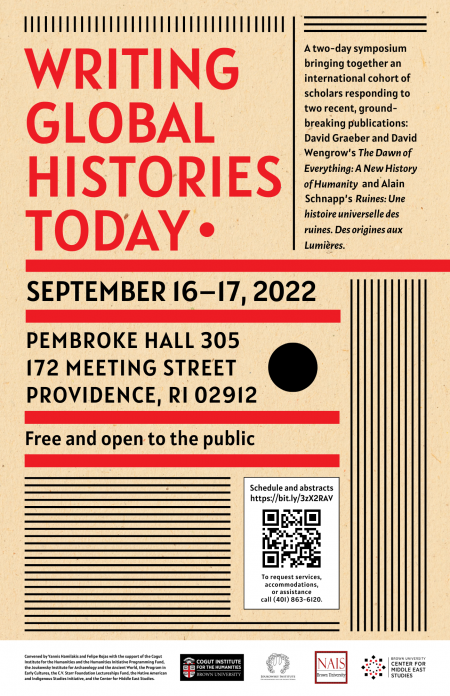 Writing Global Histories Today Event Poster 