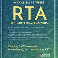 Research Travel Award poster