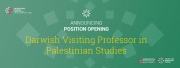 Darwish Visiting Professor in Palestinian Studies