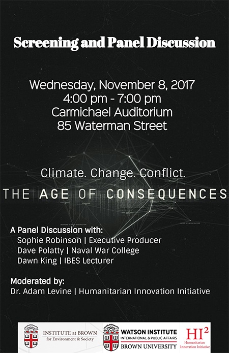 The Age of Consequences - Screening and Panel Discussion