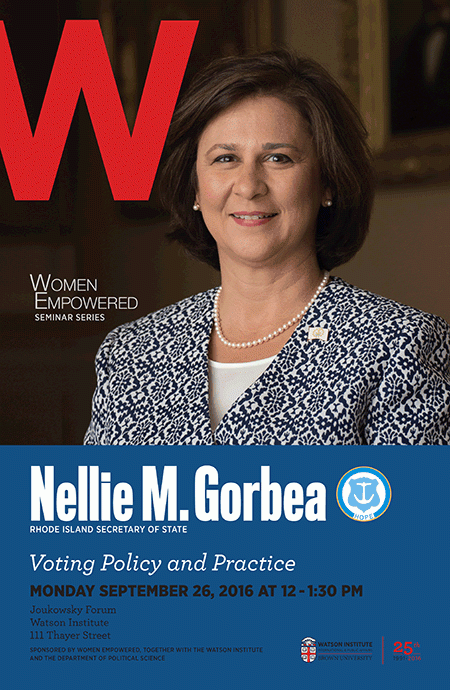 Rhode Island Secretary of State Nellie M. Gorbea ─ Voting Policy and ...