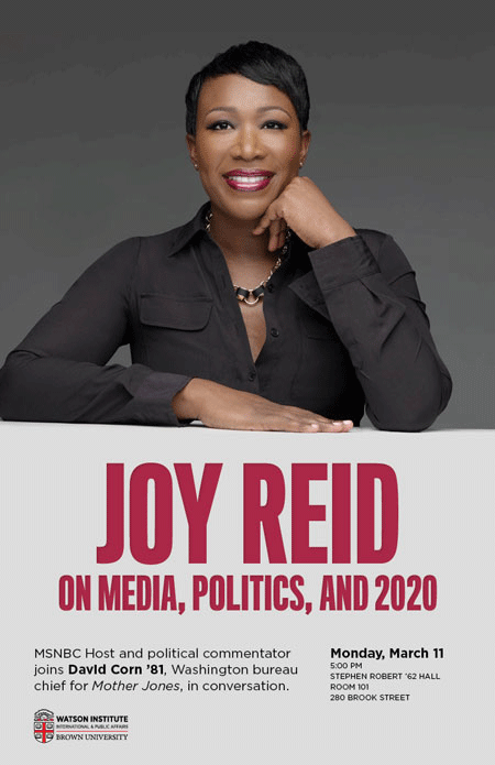 Joy Reid event poster