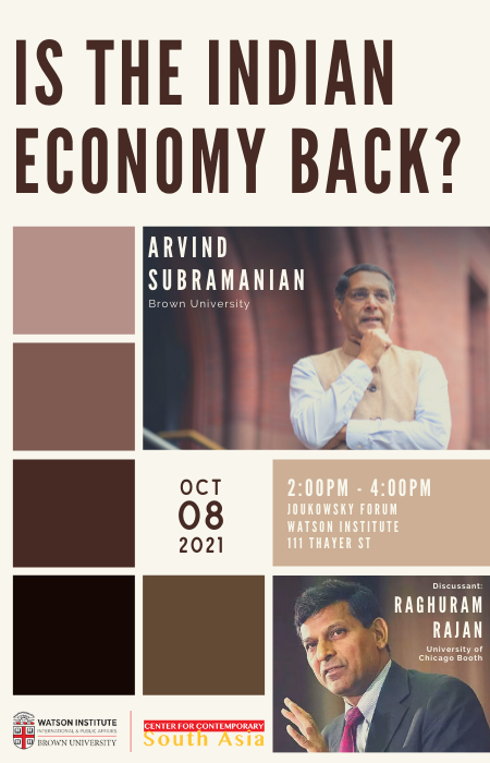 Arvind Subramanian poster 