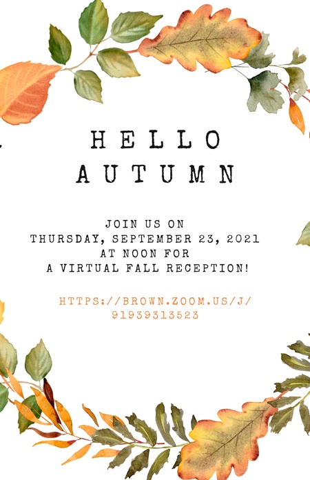 Hello Autumn fall poster for CLACS