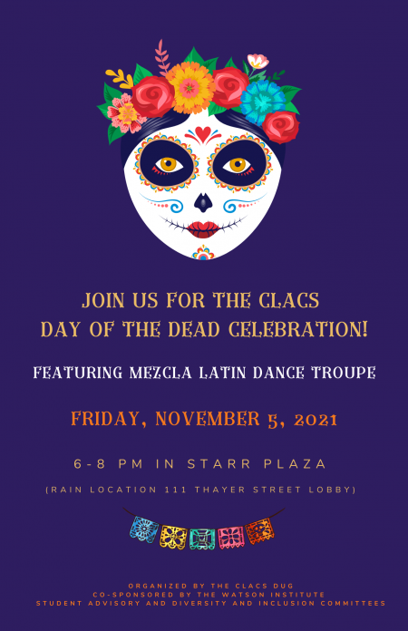 CLACS Day of the Dead event poster