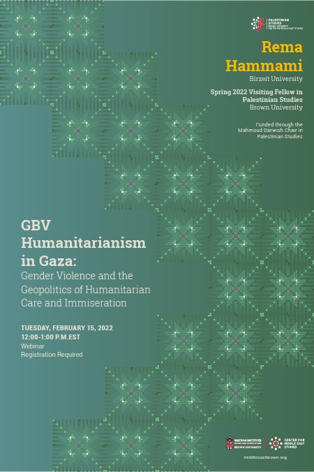 GBV Humanitarianism in Gaza 