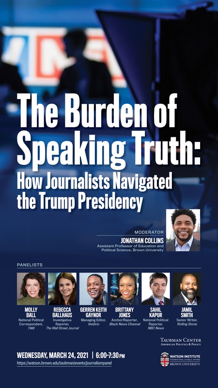 The Burden of Speaking Truth: How Journalists Navigated the Trump  Presidency