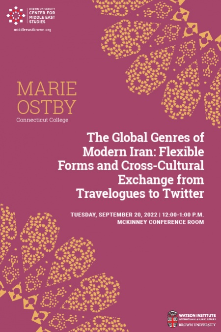 The Global Genres of Modern Iran: Flexible Forms and Cross-Cultural Exchange from Travelogues to Twitter