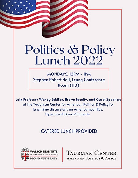 Politics and Policy Lunch