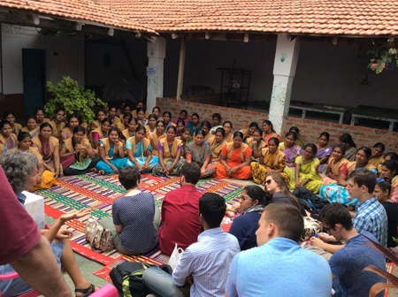 Brown MPA students in India