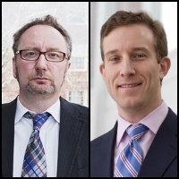 Mark Blyth (left) and John Friedman (right)