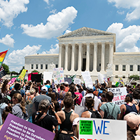Roe v. Wade protest
