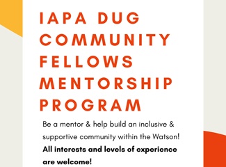 IAPA Mentorship Program poster