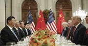 President Trump and China's President Jinping meet at the G20 Summit in 2018