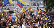 A rally in Venezuela
