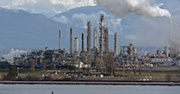 A petroleum refinery