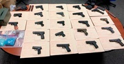 Seized guns from Mexico 