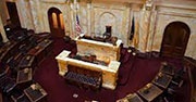 The floor of the House Senate in Washington D.C. 