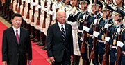 Biden & Xi Jinping at the Great Hall of the People