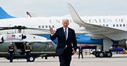 President Biden at Munich International Airport, en route to the NATO summit meeting