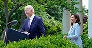 Biden and Harris after a series of political victories