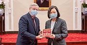 US Senator Lindsey Graham and Taiwanese President Tsai Ing-wen