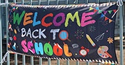Students welcomed back to school