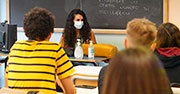 Masks in classroom