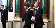 Vladimir Putin of Russia and President Xi Jinping