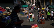 Outdoor market in Caracas, Venezuela