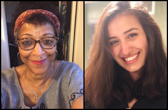 Professor Geri Augusto and Jamila Beesley ’22