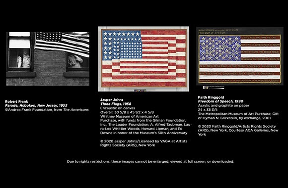 American flag art 