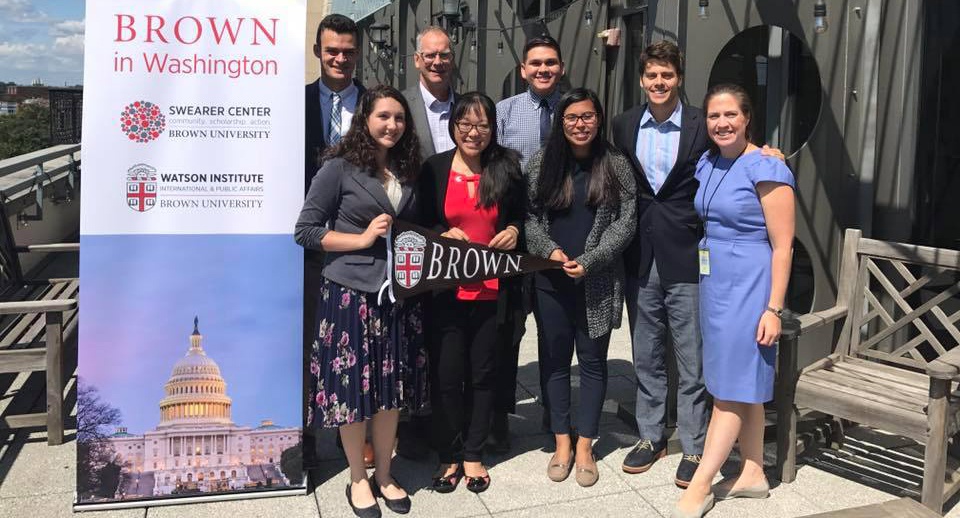 Brown students in Washington D.C.