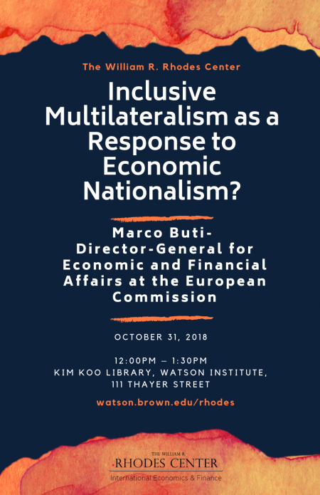 Rhodes Buti Inclusive Multilateralism Oct 31 2018