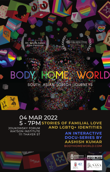 Event Poster Black and Rainbow, Body Home World